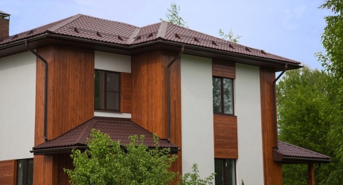 Металлочерепица камея GL 0,5 Velur20 RAL 6005 зеленый мох